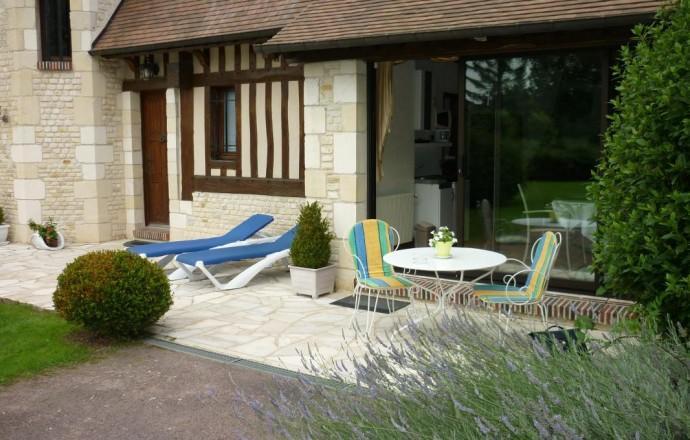 Villa Les Hibiscus Honfleur Esterno foto